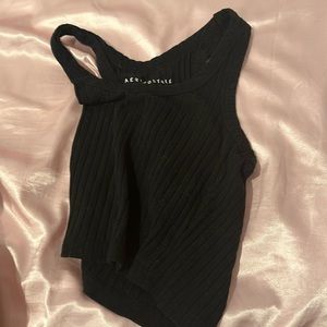 Black tank top Aéropostale